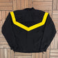 United States Army Embroidered Graphic Windbreaker | Size Small | Vintage 2000s Military Black Jacket |