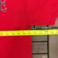 Harley Davidson Lansing, Michigan Graphic Tee | Size X-Large | Vintage 2000s Biker Red T-Shirt |