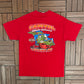 Harley Davidson Lansing, Michigan Graphic Tee | Size X-Large | Vintage 2000s Biker Red T-Shirt |