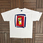 Serve Harp Beer Chilled Graphic Tee | Size X-Large | Vintage 1990s Promotional White T-Shirt |