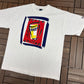 Serve Harp Beer Chilled Graphic Tee | Size X-Large | Vintage 1990s Promotional White T-Shirt |