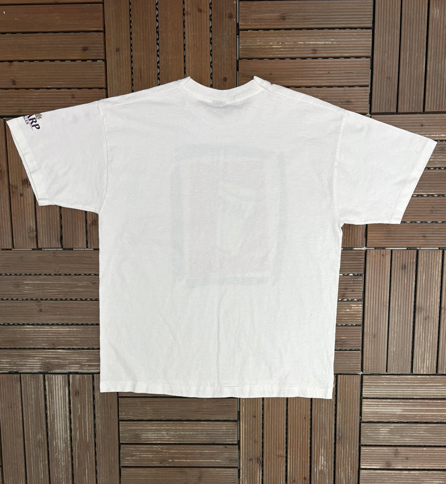 Serve Harp Beer Chilled Graphic Tee | Size X-Large | Vintage 1990s Promotional White T-Shirt |