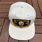 Pittsburgh Steelers Super Bowl XXX Champions Graphic Hat | Snap Back | Vintage 1990s NFL Football White Cap |