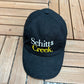 Schitt's Creek Embroidered Graphic Hat | Snap Back | Television Promotional Black Cap |