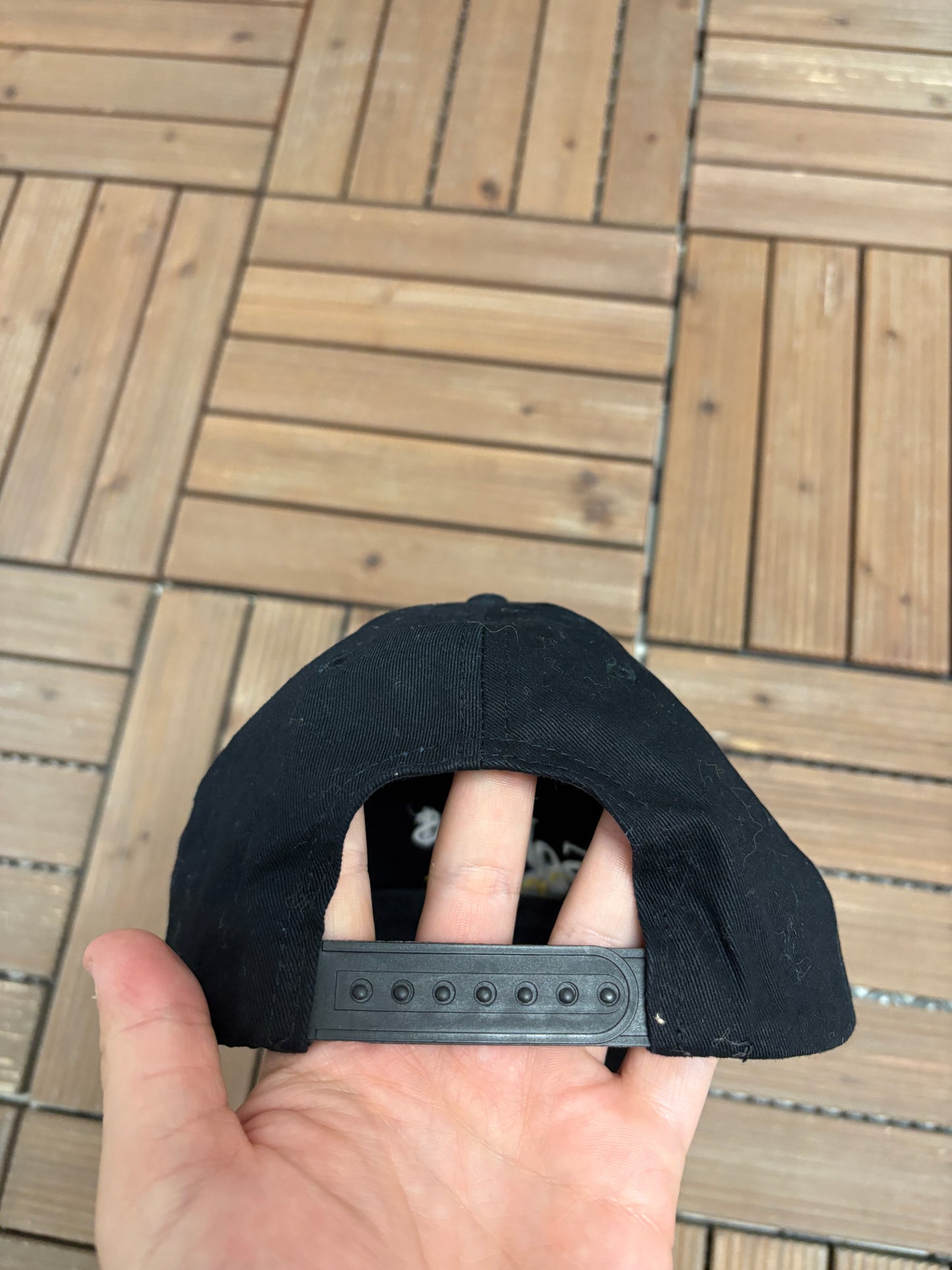 Schitt's Creek Embroidered Graphic Hat | Snap Back | Television Promotional Black Cap |