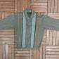 Tundra Canada 3D Knit Collared Sweater | Size Large | Vintage 1990s Green/Brown Collared Long Sleeve |