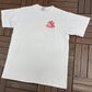 Gold Rush Saloon Myrtle Beach Graphic Tee | Size X-Large | Vintage 1990s Promotional White T-Shirt | Made in USA |