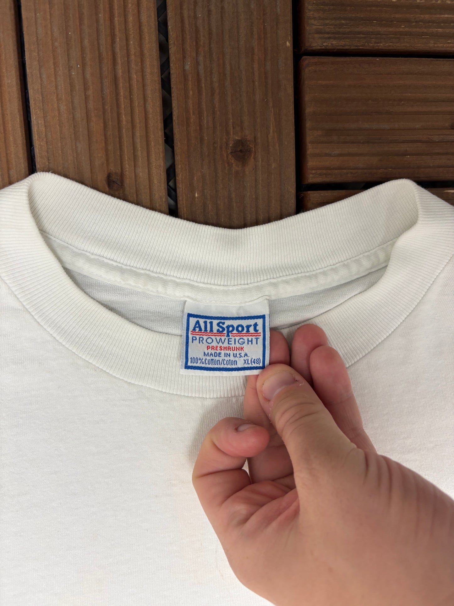 Gold Rush Saloon Myrtle Beach Graphic Tee | Size X-Large | Vintage 1990s Promotional White T-Shirt | Made in USA |