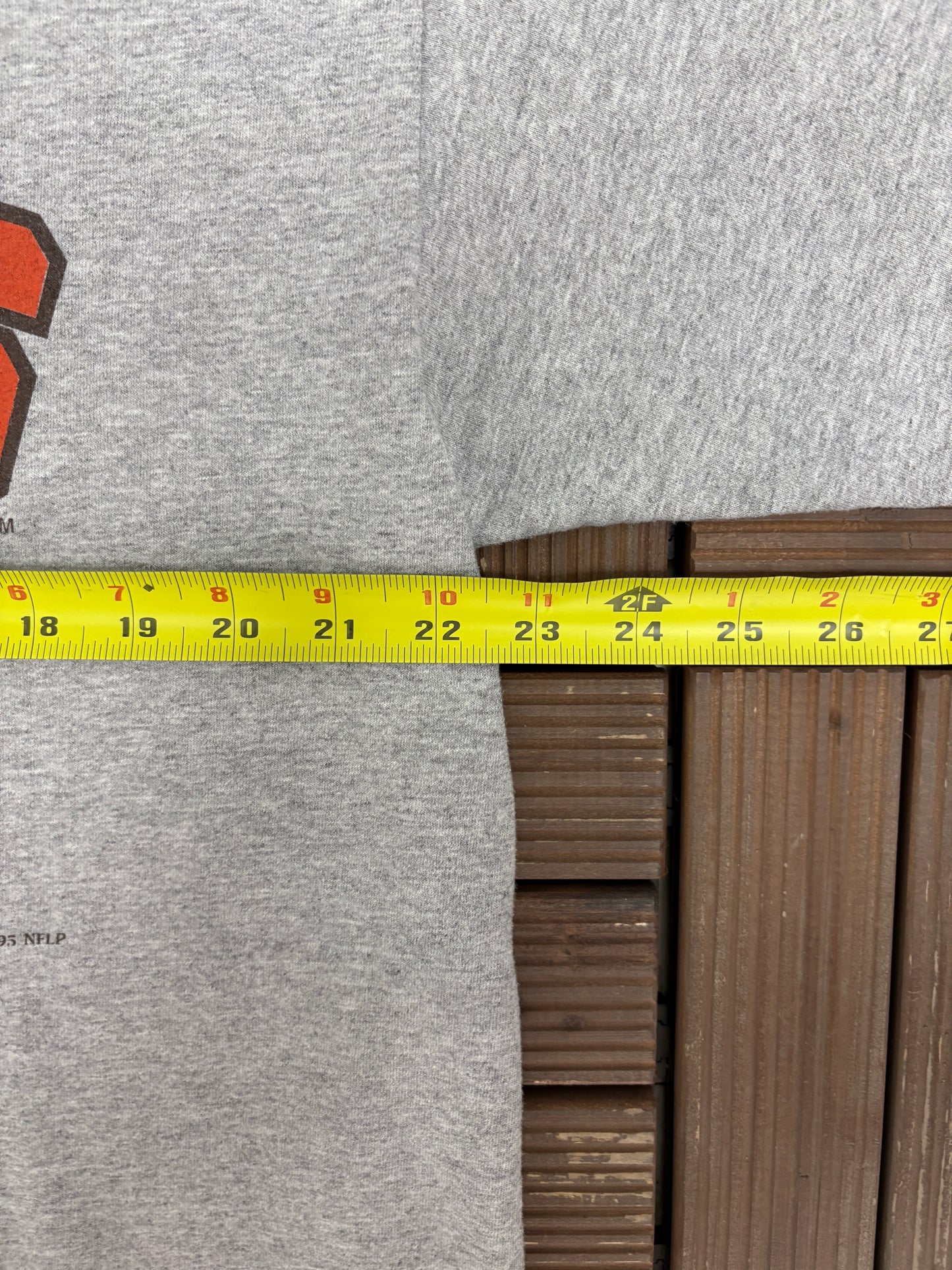 Cleveland Browns Football Club Graphic Tee | Size X-Large | Vintage 1990s NFL Football Grey T-Shirt |
