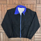 Radical Rain Gear Golf Graphic Windbreaker | Size Large | Vintage 1990s Golf Black Windbreaker |