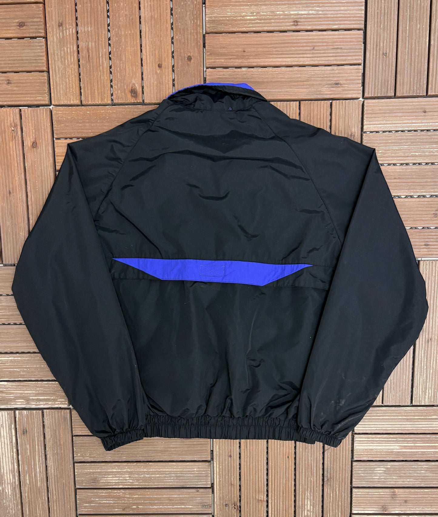 Radical Rain Gear Golf Graphic Windbreaker | Size Large | Vintage 1990s Golf Black Windbreaker |