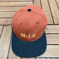 Mobil Embroidered Graphic Hat | Metal Clasp | Vintage 1990s Promotional Red Cap |
