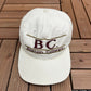 Boston College Eagles Graphic Hat | Snap Back | Vintage 1990s College Sports White Cap |