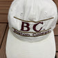 Boston College Eagles Graphic Hat | Snap Back | Vintage 1990s College Sports White Cap |