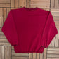 Away Flew Pooh And Piglet Too Graphic Crewneck | Size Large | Vintage 1990s Disney Red Sweater |