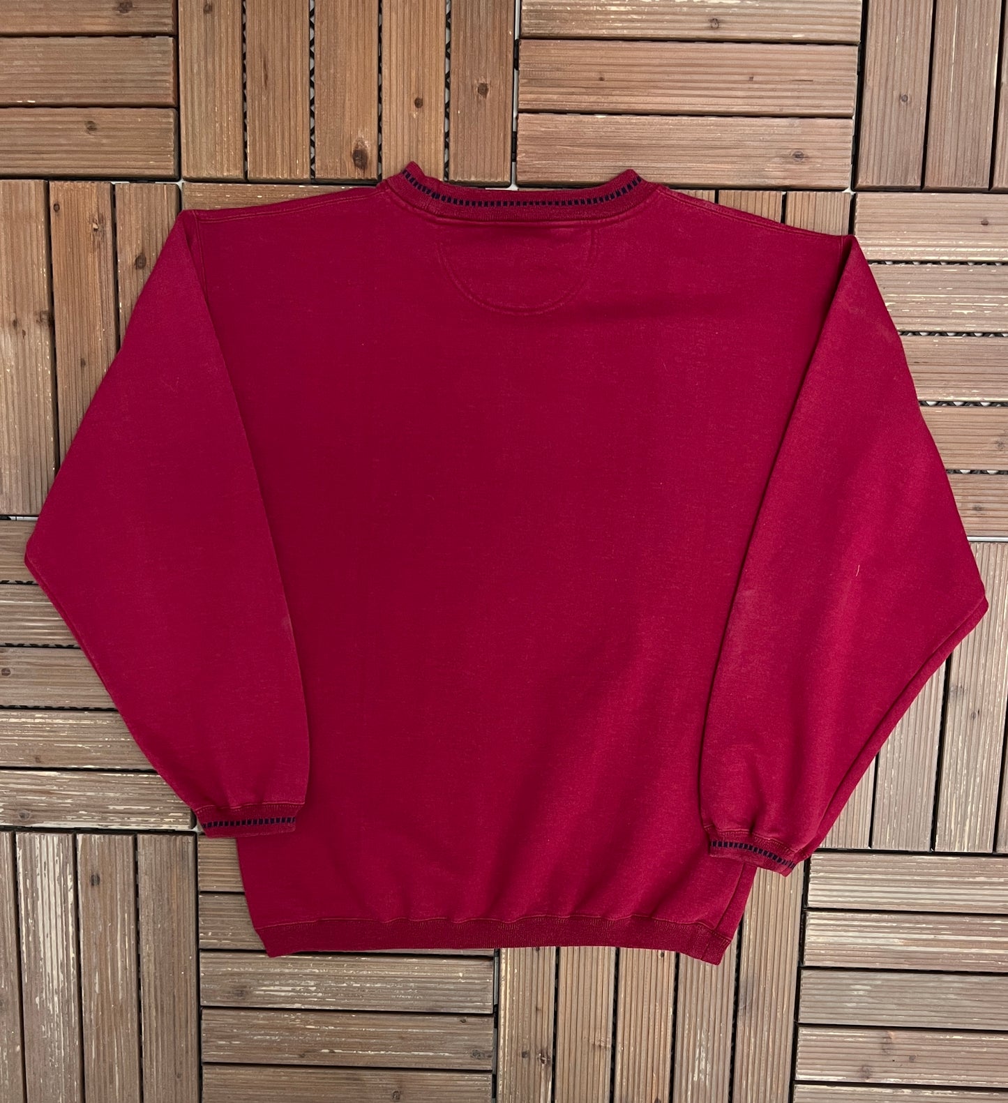 Away Flew Pooh And Piglet Too Graphic Crewneck | Size Large | Vintage 1990s Disney Red Sweater |