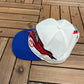 Mark Martin Valvoline Racing Graphic Hat | Strap Back | Vintage 2000s Racing White Cap |