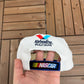 Mark Martin Valvoline Racing Graphic Hat | Strap Back | Vintage 2000s Racing White Cap |