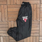 Chicago Bulls Graphic Track Pants | Size Small | Vintage 1990s NBA Basketball Track Pants |