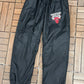 Chicago Bulls Graphic Track Pants | Size Small | Vintage 1990s NBA Basketball Track Pants |