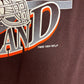 Cleveland Browns Football Graphic Tee | Size Large | Vintage 1990s NFL Football Brown T-Shirt |