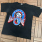 Hockey Hall of Fame Graphic Tee | Size Medium | Vintage 1990s NHL Hockey Black T-Shirt |