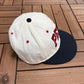 Penn Quakers Embroidered Graphic Hat | Size 7 1/8 | Vintage 1990s College White Cap |