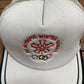 XV Olympic Winter Games Embroidered Hat | Snap Back | Vintage 1990s Promotional Grey Trucker Cap |