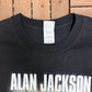 Alan Jackson Graphic Tee | Size X-Large | Vintage 2000s Country Music Black T-Shirt |