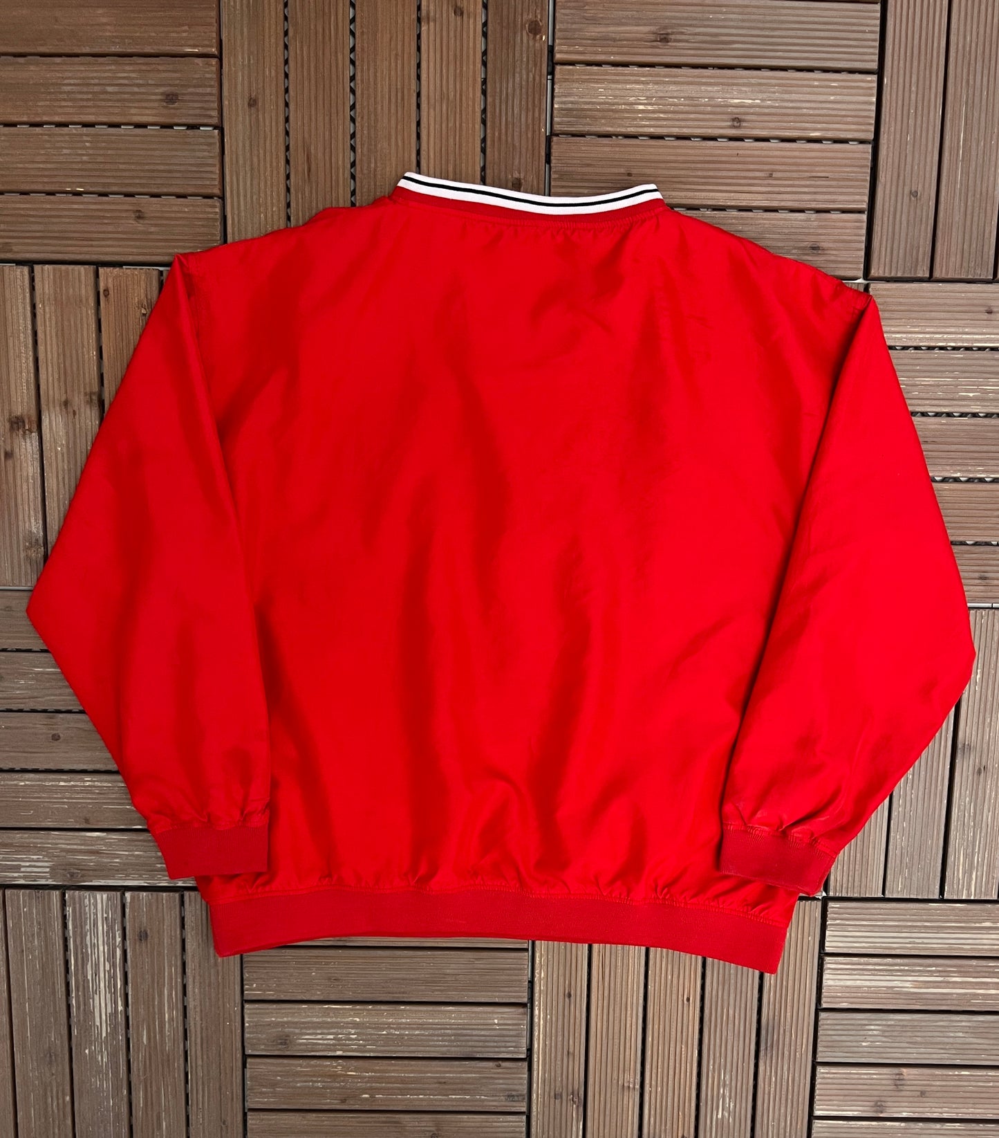 Maryland Terrapins Graphic Windbreaker | Size X-Large | Vintage 1990s College Red Light Jacket |