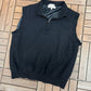 Fairway & Greene Golf Wool Sweater Vest | Size XX-Large | Vintage 1990s Golf Black Sweater Vest |