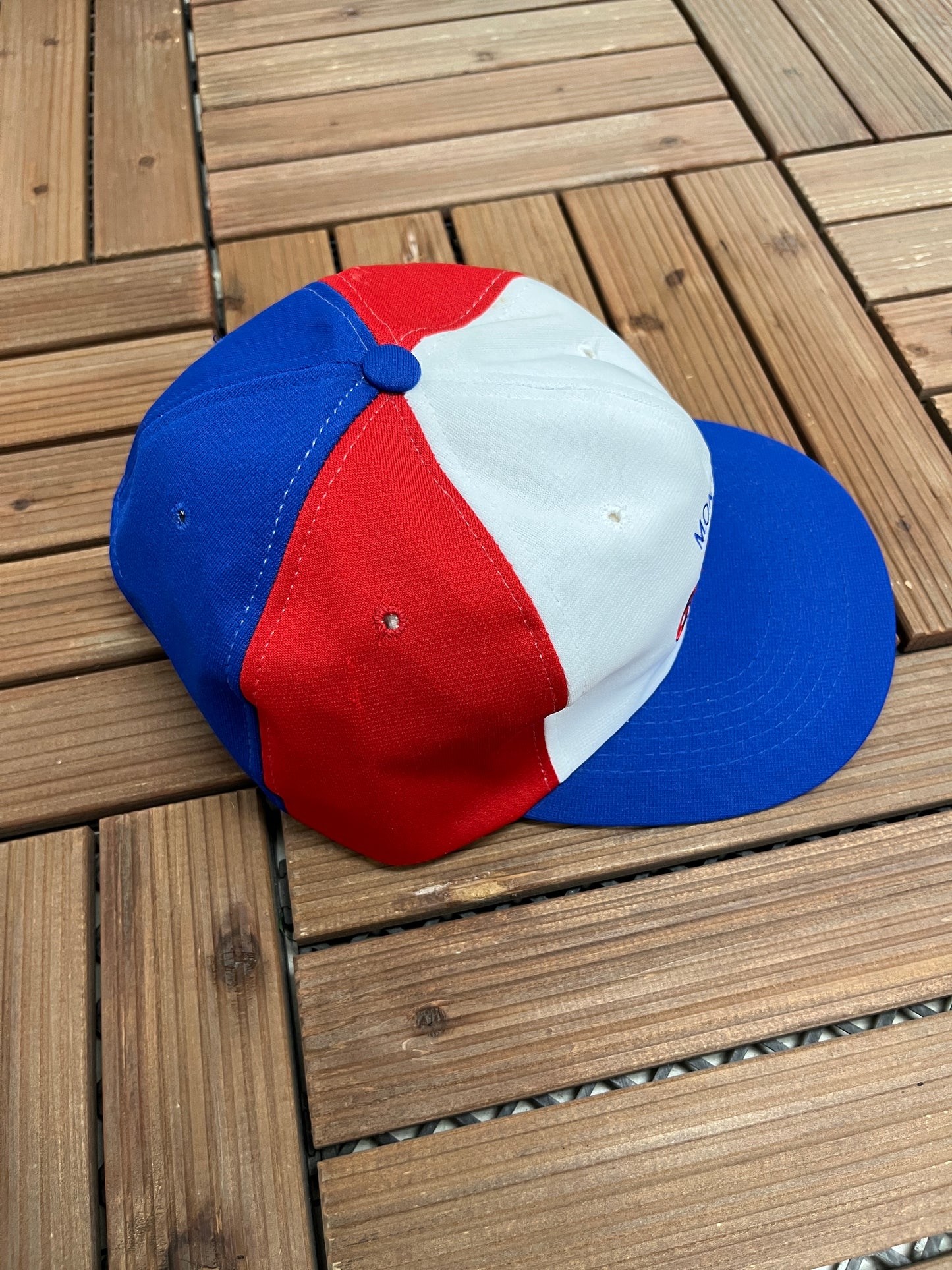 Montreal Expos Embroidered Graphic Hat | Snap Back | Vintage 1990s MLB Baseball White Cap |