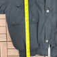 Los Angeles Raiders Puffer Jacket | Size Large | Vintage 1990s NFL Football Black Jacket |