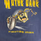Notre Dame Fighting Irish Taz Graphic Tee | Size X-Large | Vintage 1990s College Blue T-Shirt |