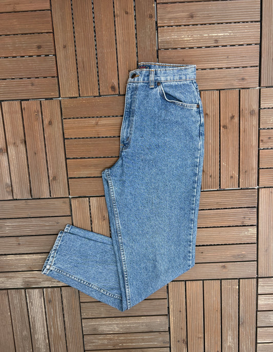 Levi's 900 Series Relaxed Tapered Blue Denim Jeans | Size 28 x 30 | Vintage 1990s Levi's Blue Jeans |