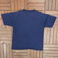 Notre Dame Fighting Irish Taz Graphic Tee | Size X-Large | Vintage 1990s College Blue T-Shirt |