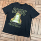 AC/DC Hell's Bells Graphic Tee | Size Large | Vintage 2000s Hard Rock Band Music Black T-Shirt |