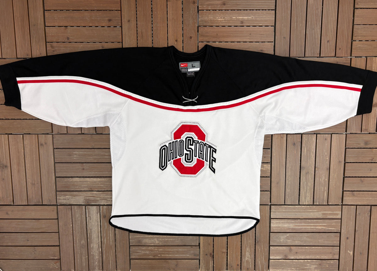 Ohio State Buckeyes Hockey Jersey | Size Large | Vintage 2000s College Hockey Nike Jersey |