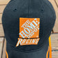 Tony Stewart Home Depot Racing Graphic Hat | Metal Clasp | Vintage 2000s Racing Black Cap |