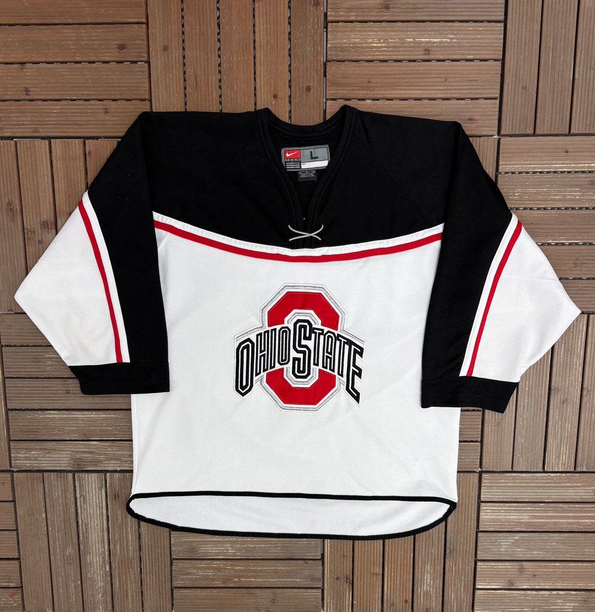Ohio State Buckeyes Hockey Jersey | Size Large | Vintage 2000s College Hockey Nike Jersey |