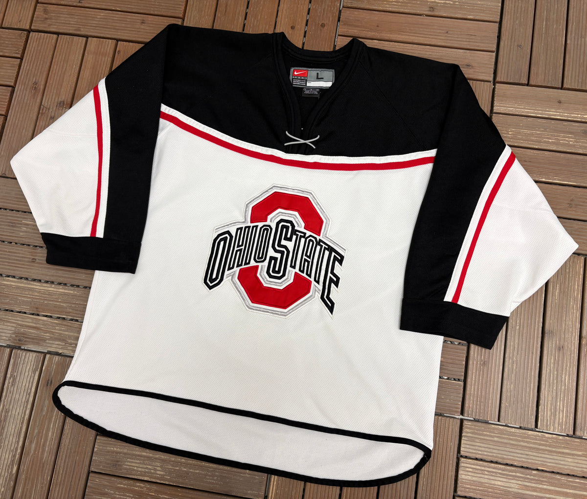 Ohio State Buckeyes Hockey Jersey | Size Large | Vintage 2000s College Hockey Nike Jersey |