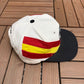 West Germany DFB World Cup 1990 Graphic Hat | Snap Back | Vintage 1990s World Cup Football Adidas White Cap |