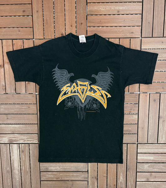 Eagles Hell Freezes Over Tour 1996 Graphic Tee | Size Large | Vintage 1990s Rock Band Black T-Shirt |