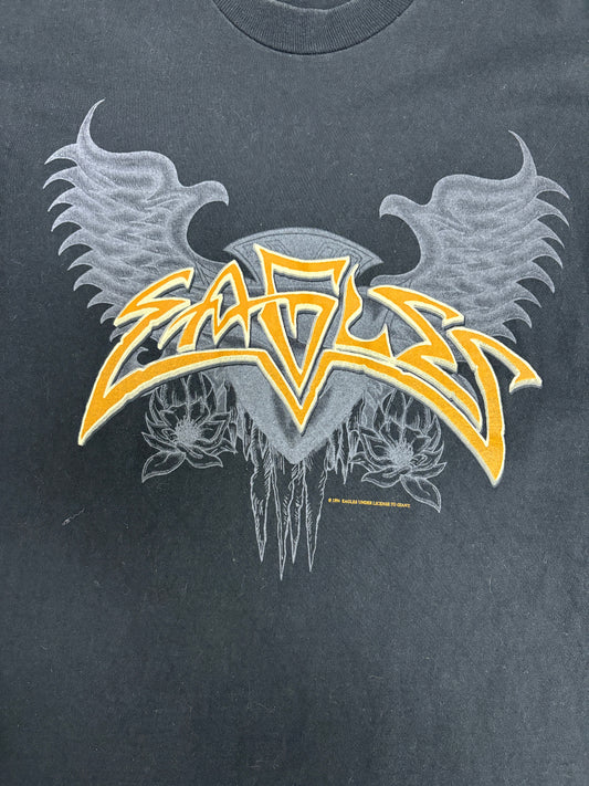 Eagles Hell Freezes Over Tour 1996 Graphic Tee | Size Large | Vintage 1990s Rock Band Black T-Shirt |