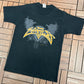 Eagles Hell Freezes Over Tour 1996 Graphic Tee | Size Large | Vintage 1990s Rock Band Black T-Shirt |