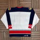 Columbus Blue Jackets Hockey Jersey | Size Large | Vintage 2000s NHL Hockey White Jersey |