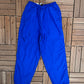 Second Wind Track Pants | Size Small | Vintage 1990s Branded Blue Trackpants |