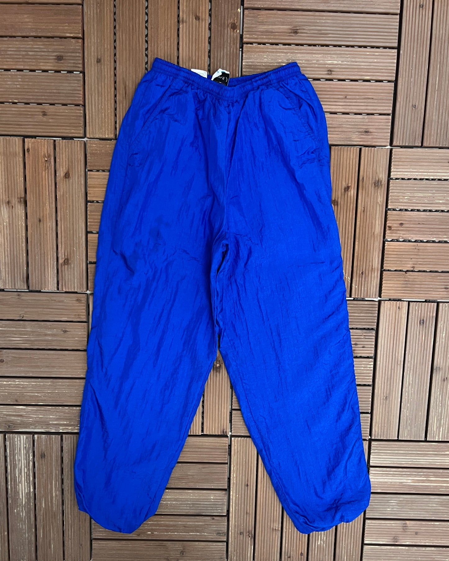 Second Wind Track Pants | Size Small | Vintage 1990s Branded Blue Trackpants |