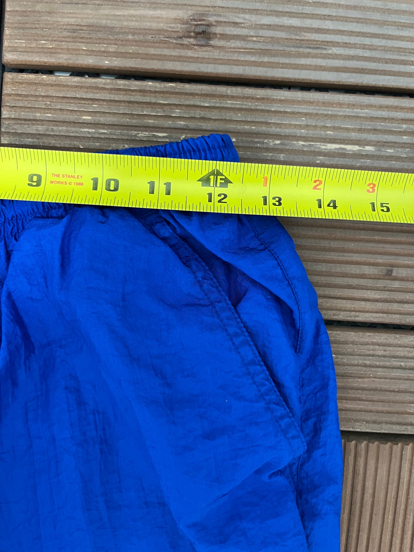 Second Wind Track Pants | Size Small | Vintage 1990s Branded Blue Trackpants |