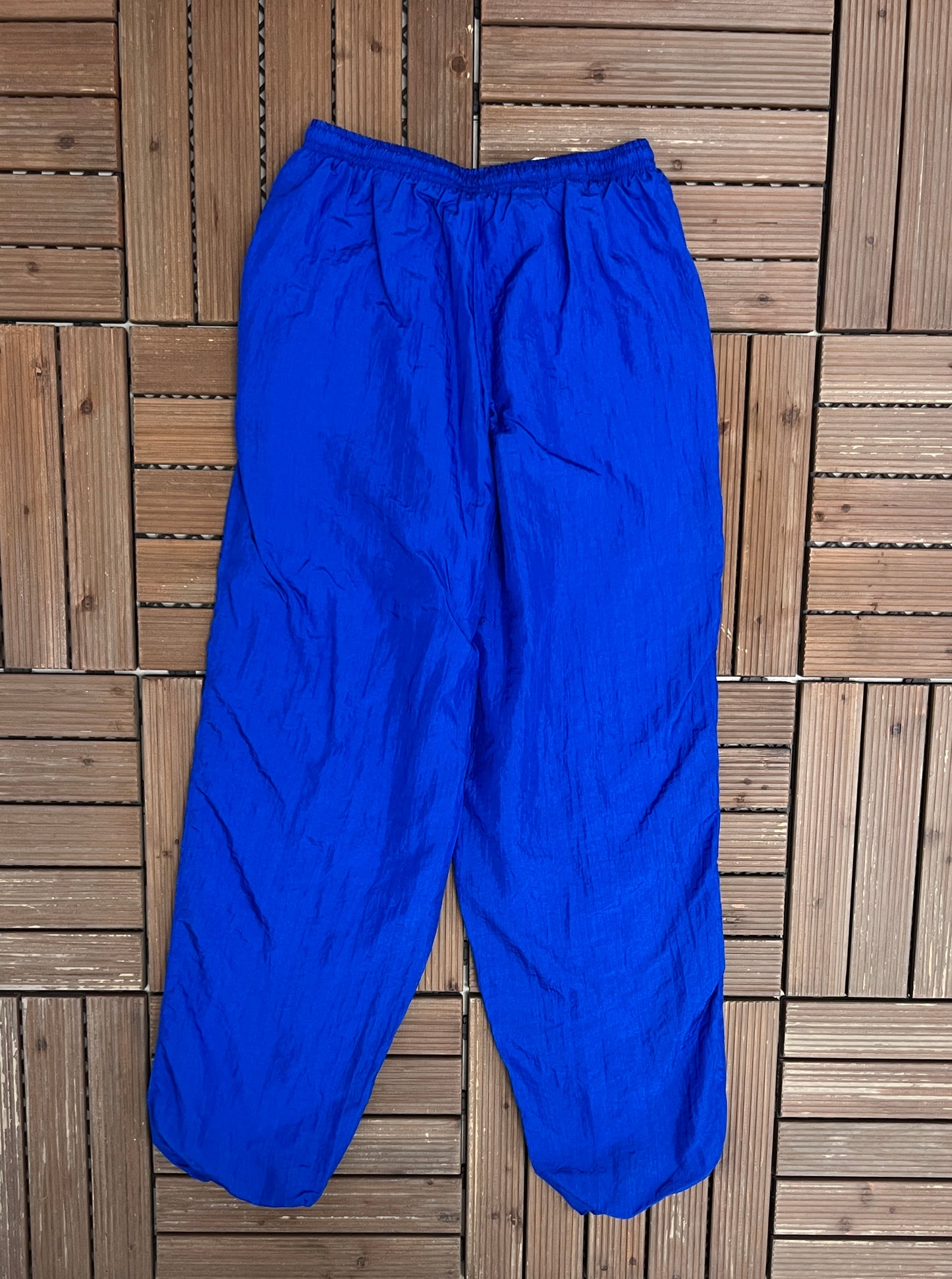 Second Wind Track Pants | Size Small | Vintage 1990s Branded Blue Trackpants |